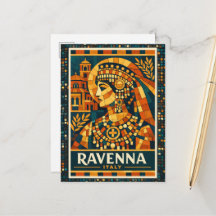 Ravenna Italy Byzantine Empress Mosaic Poster