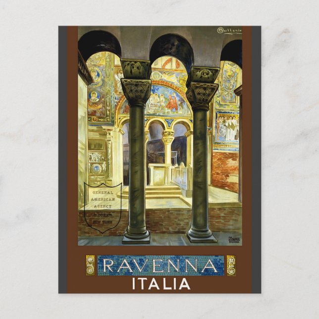 Ravenna Italy Postcard (Front)