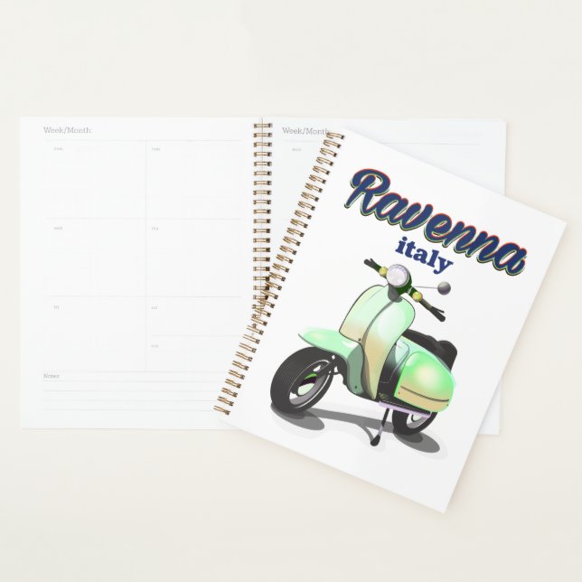 Ravenna Italy vintage Travel poster Planner (Display)