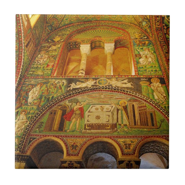 Ravenna Mosaics, Italy Tile (Front)