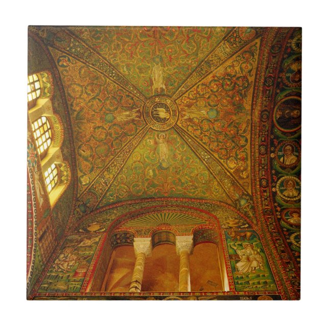 Ravenna Mosaics, Italy Tile (Front)
