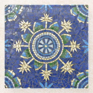 Ravenna star mosaic coaster
