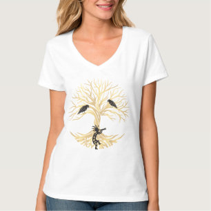 Ravens and Celtic Symbols T-Shirt