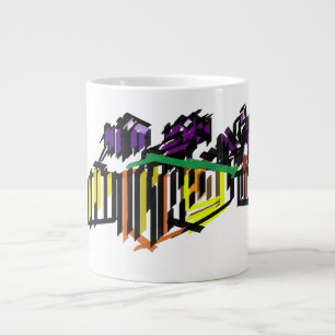 Ravens and Pumpkin Large Coffee Mug