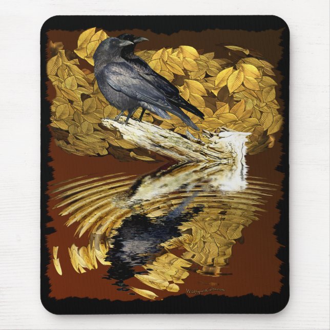 RAVENS & AUTUMN POND Collection Mouse Mat (Front)