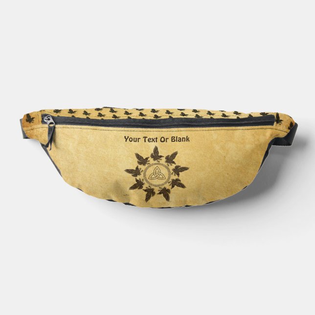 Ravens Circle Dance Bum Bags (Lay Down)