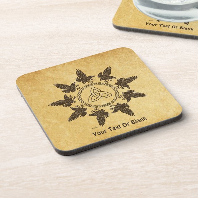 Ravens Circle Dance Coaster (Left Side)