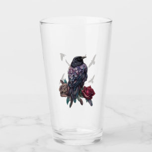 Ravens Drinking or Beer Glass