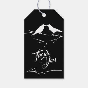 Ravens Gothic Wedding Gift Tags
