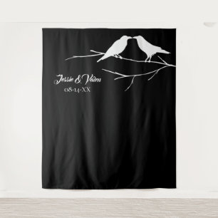 Ravens Gothic Wedding Tapestry