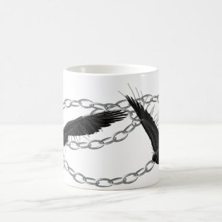 Ravens In Flight Coffee Mug