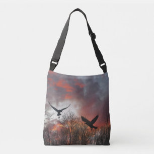 Ravens In Motion Crossbody Bag