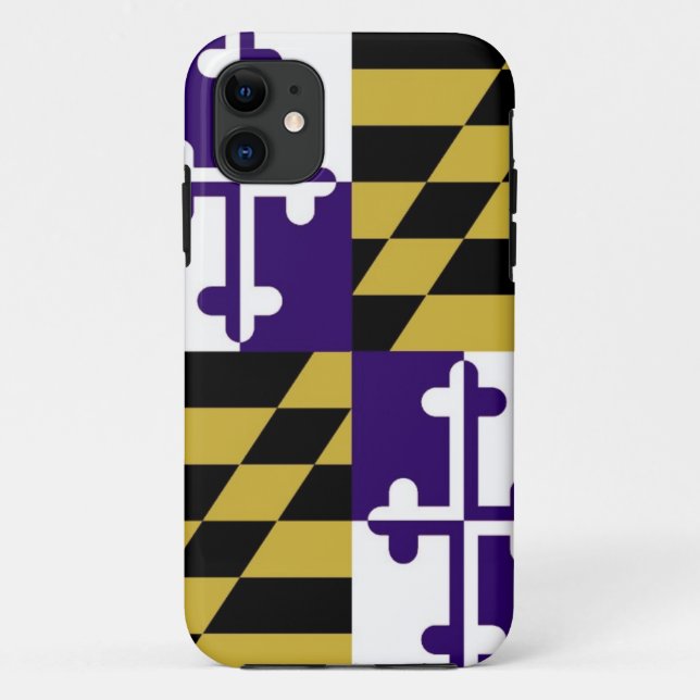 ravens maryland flag iphone case (Back)