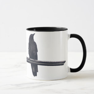 "RAVENS ON A WIRE" Birdlovers Wildlife Mug