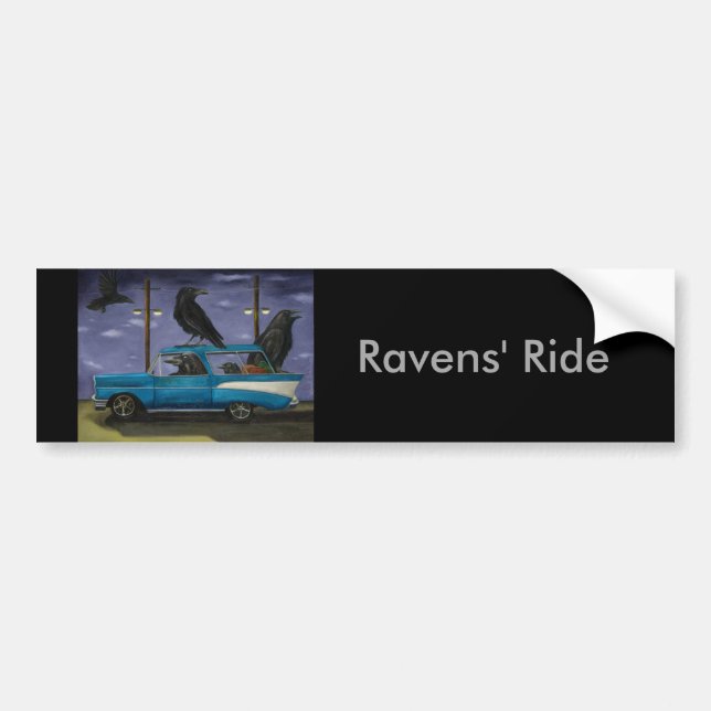 Ravens' Ride Bumper Sticker (Front)