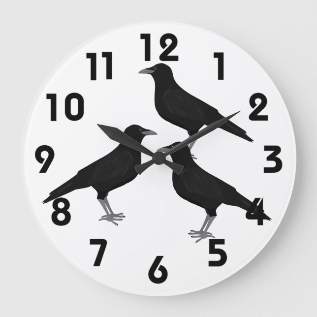 Ravens Wall Clock (Front)
