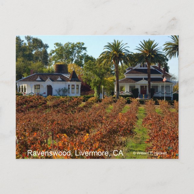 Ravenswood Livermore California Products Postcard (Front)