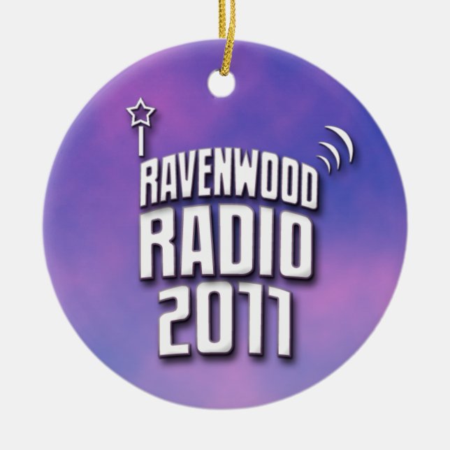 Ravenwood Radio Holiday Ornament 2011 (Front)