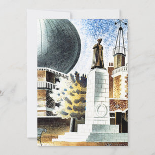Ravilious - Greenwich Observatory Card