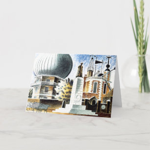 Ravilious - Greenwich Observatory Card