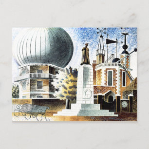 Ravilious - Greenwich Observatory Postcard