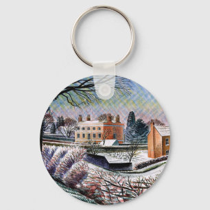Ravilious - Vicarage in Winter,  Key Ring