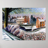 Ravilious - Vicarage in Winter,