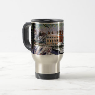 Ravilious - Vicarage in Winter, Travel Mug