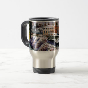 Ravilious - Vicarage in Winter,  Travel Mug