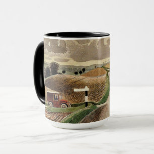 Ravilious--Wiltshire Landscape,  Mug