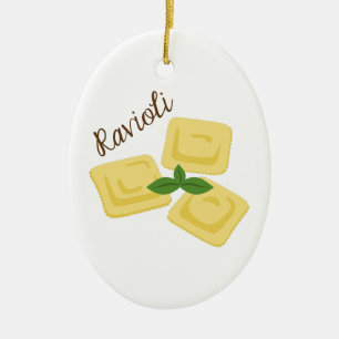 Ravioli Ceramic Tree Decoration