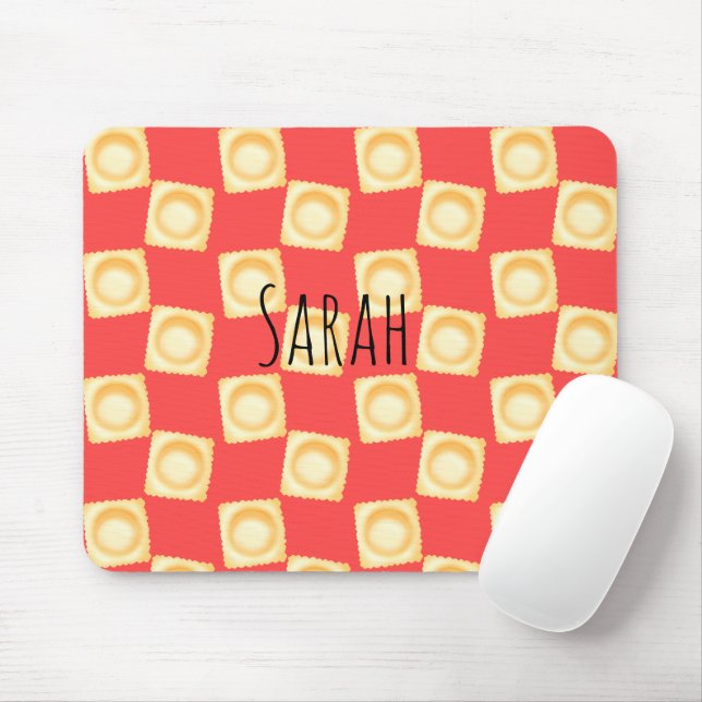 Ravioli Delicious Pasta Mouse Mat (With Mouse)