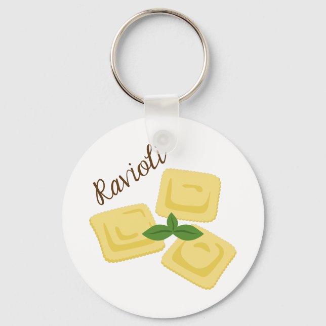 Ravioli Key Ring (Front)