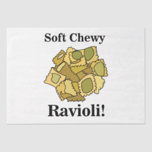 Ravioli Pasta Italian Food Birthday Tissue Paper