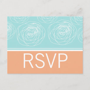 Ravishing Roses Elegant Response Card