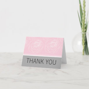 Ravishing Roses Elegant Thank You Card