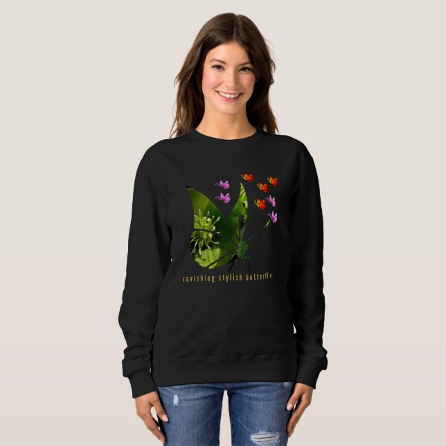 Ravishing stylish butterflies sweatshirt (Front Full)