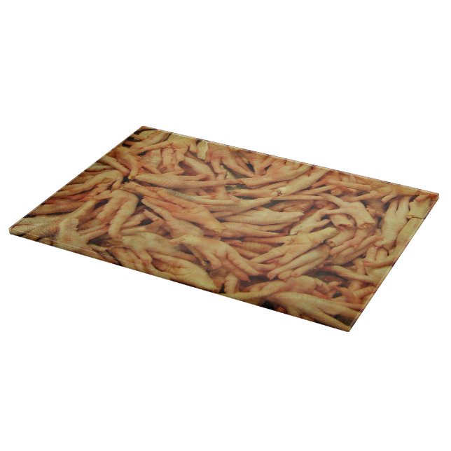 Raw Chicken Feet Cutting Board (Corner)
