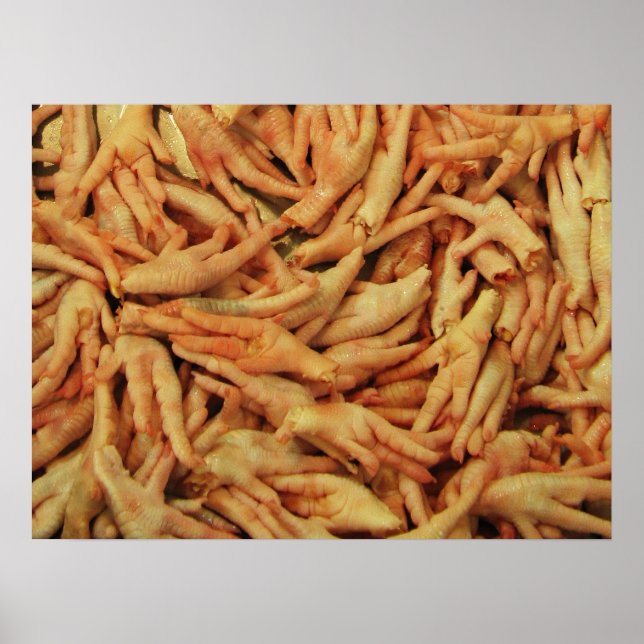 Raw Chicken Feet Poster (Front)