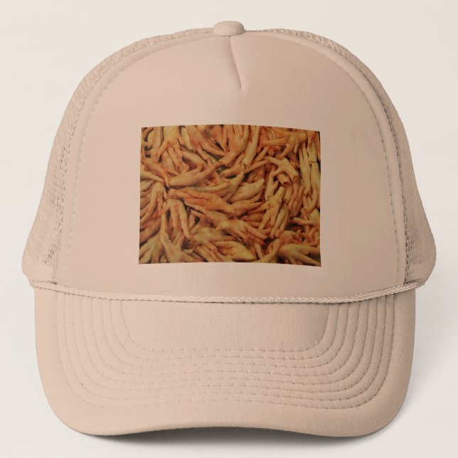 Raw Chicken Feet Trucker Hat (Front)
