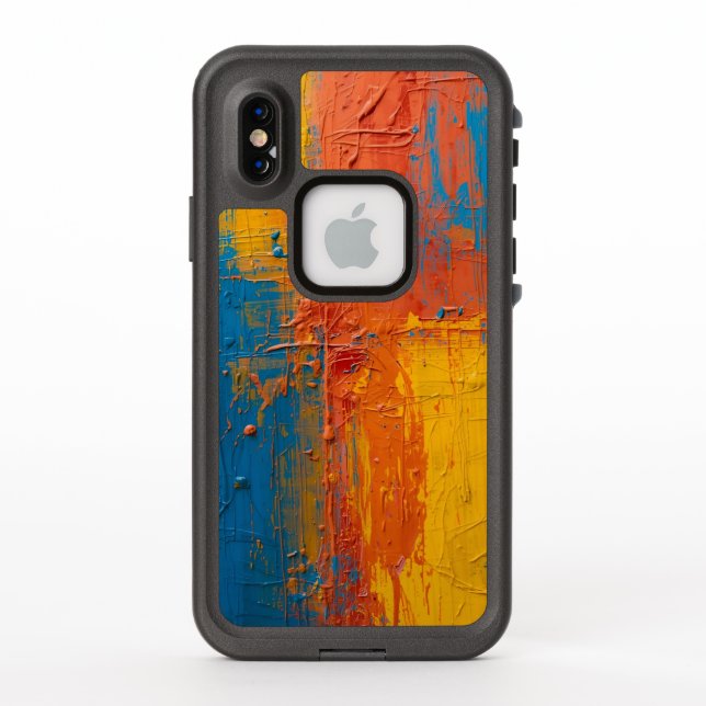 Raw Colour Rhythm – Modern Art Phone Cover (Back)