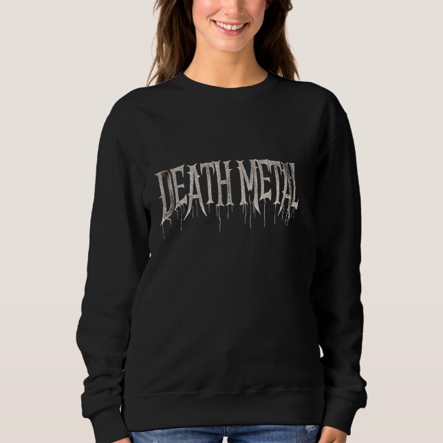 Raw Death Metal Iconic Music Sweatshirt (Front)
