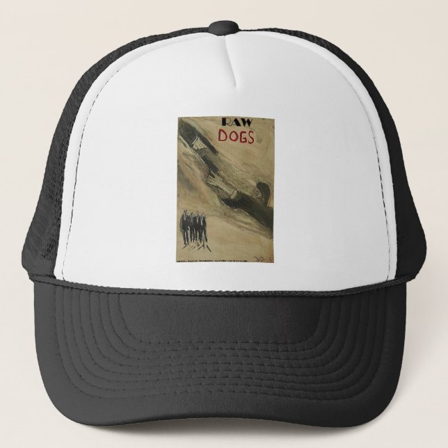 raw dogs trucker hat (Front)
