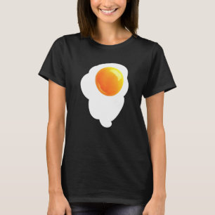 Raw Egg Broken Chicken Egg White Yolk Serum T-Shirt