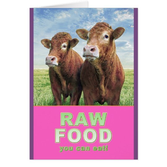 RAW FOOD you can eat! Card