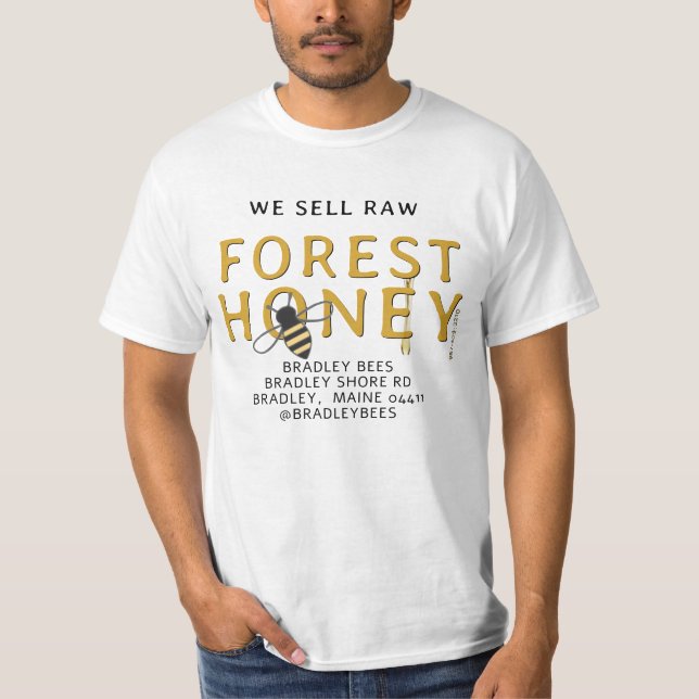 RAW FOREST HONEY BEEKEEPER APIARY T-SHIRT (Front)