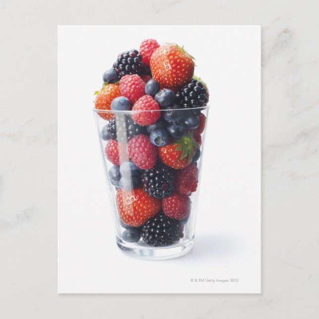 Raw fruit shake postcard (Front)
