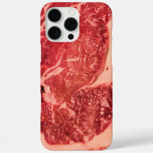 Raw Meat Ribeye Steak iPhone 16 Pro Max Case