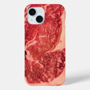Raw Meat Ribeye Steak iPhone 15 Case