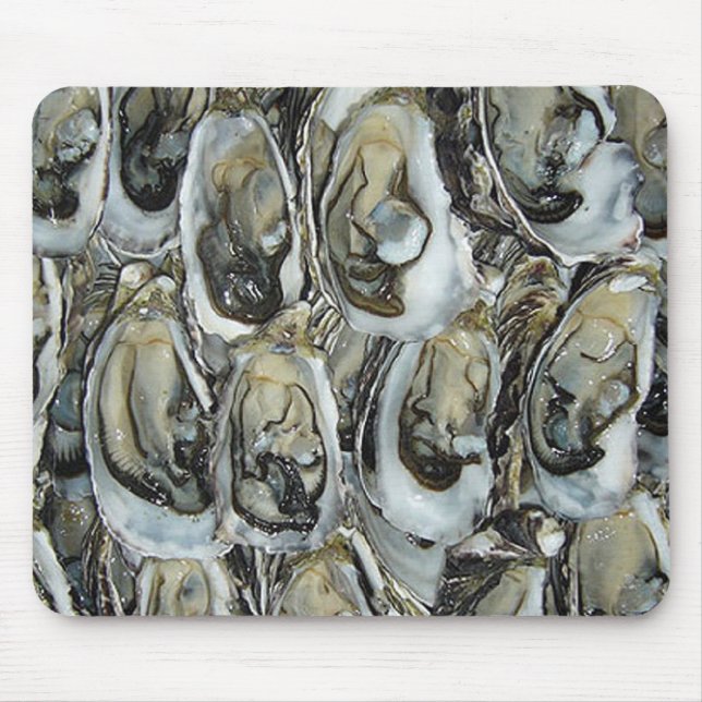 raw oysters mouse pad (Front)
